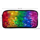 yanfind Pencil Case YHO Sharon McCutcheon Glitter Colorful Multicolor Bokeh Assorted Sequins Zipper Pens Pouch Bag for Student Office School