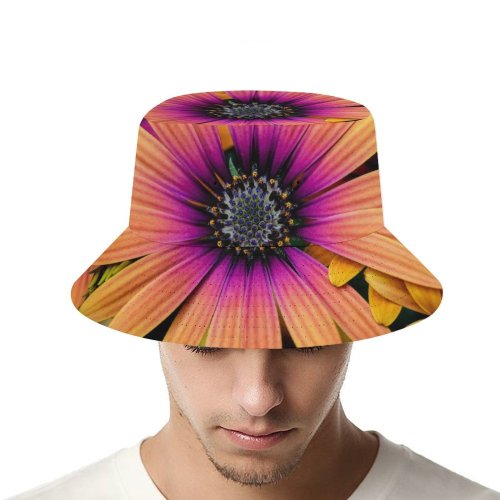 yanfind Adult Fisherman's Hat Paul Zoetemeijer Flowers Daisy Flowers Colorful Flowers Closeup Macro Flower Heads Blossom Fishing Fisherman Cap Travel Beach Sun protection