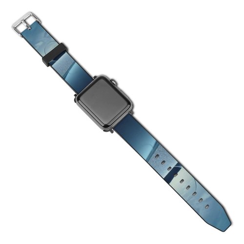 yanfind Watch Strap for Apple Watch Karan Gujar Graphics CGI Mirror Surreal Clear Sky Compatible with iWatch Series 5 4 3 2 1