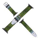 yanfind Watch Strap for Apple Watch Landscape Countryside Plant Domain Pictures Outdoors Jungle Tree Vegetation Belize Grass Compatible with iWatch Series 5 4 3 2 1