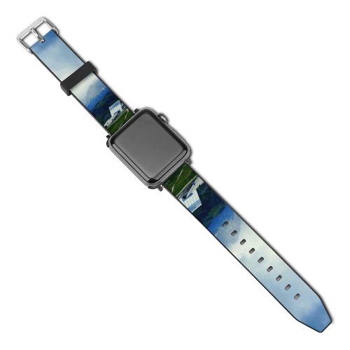yanfind Watch Strap for Apple Watch Scenery Range Sky Slope  Activities Free Outdoors Leisure Wallpapers Images Compatible with iWatch Series 5 4 3 2 1