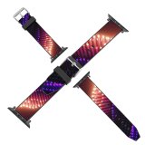 yanfind Watch Strap for Apple Watch Dante Metaphor Abstract Rays Bars Colorful Glowing Compatible with iWatch Series 5 4 3 2 1