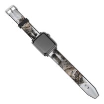 yanfind Watch Strap for Apple Watch Funny Curiosity Sit Cute Little Young  Tabby Family Pet Whisker Fur Compatible with iWatch Series 5 4 3 2 1