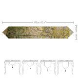 Yanfind Table Runner Scenery Trail Grove Tree Wilderness Plant Jungle Woodland Trunk Outdoors Everyday Dining Wedding Party Holiday Home Decor