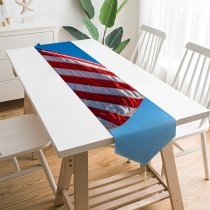 Yanfind Table Runner Blur Honor Freedom Liberty Design Spangled Independence Usa Administration Daytime Memorial States Everyday Dining Wedding Party Holiday Home Decor