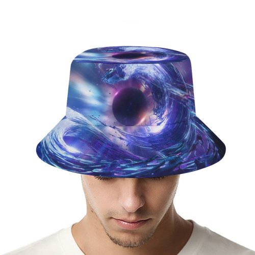yanfind Adult Fisherman's Hat Stu Ballinger Abstract Space Sun CGI Nebula Space Phenomena Fishing Fisherman Cap Travel Beach Sun protection
