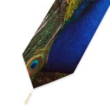 Yanfind Table Runner Paul Carmona Peacock Peafowl Beautiful Feathers Closeup Bird Colorful Everyday Dining Wedding Party Holiday Home Decor