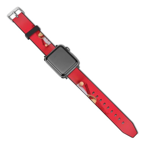 yanfind Watch Strap for Apple Watch Bruno Glätsch Cute Figures Christmas Decoration Closeup Art Crafts Beautiful Doll Compatible with iWatch Series 5 4 3 2 1