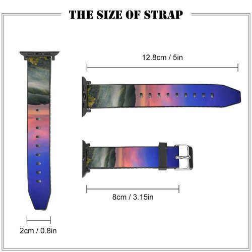 yanfind Watch Strap for Apple Watch Anek Suwannaphoom Hot  Balloons Doi Inthanon National Park Sunrise Dawn Hills Compatible with iWatch Series 5 4 3 2 1