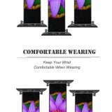 yanfind Watch Strap for Apple Watch Flower Wallpapers Images Domain Plant Waterlily Lotus Pond Purple Lily Public Compatible with iWatch Series 5 4 3 2 1