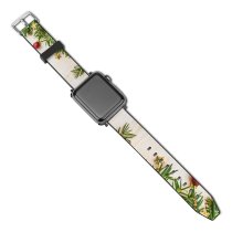 yanfind Watch Strap for Apple Watch Celebrations Christmas Decoration Pine Branches Balls  Wooden Merry Compatible with iWatch Series 5 4 3 2 1