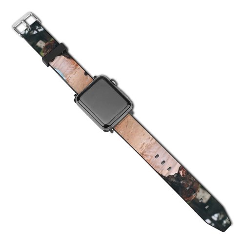 yanfind Watch Strap for Apple Watch Dog Pool Pet Wallpapers Free Pictures Hound Images Compatible with iWatch Series 5 4 3 2 1