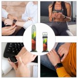 yanfind Watch Strap for Apple Watch William Warby Rainbow Lorikeet Colorful Closeup Bokeh Bird Compatible with iWatch Series 5 4 3 2 1