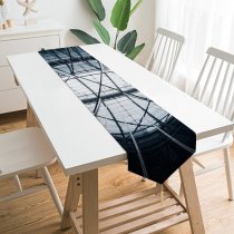 Yanfind Table Runner Otto Berkeley Architecture Modern Architecture Skylight Sky Glass Building Atrium Symmetrical Everyday Dining Wedding Party Holiday Home Decor