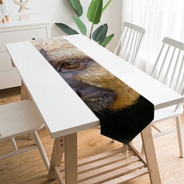 Yanfind Table Runner Dog Wildlife Free Monkey Wild Wallpapers Faced Primate Baboon Images Pictures Everyday Dining Wedding Party Holiday Home Decor