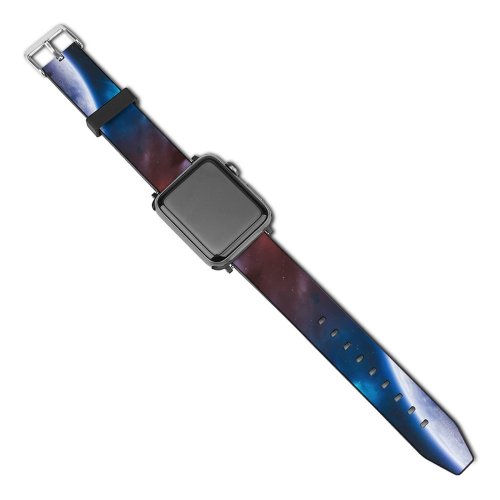 yanfind Watch Strap for Apple Watch Vadim Sadovski Space Purple Planet Cosmos  Galaxy Asteroids Compatible with iWatch Series 5 4 3 2 1
