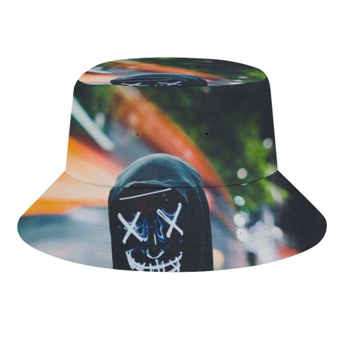 yanfind Adult Fisherman's Hat Persons Neon Hoodie Anonymous Fishing Fisherman Cap Travel Beach Sun protection