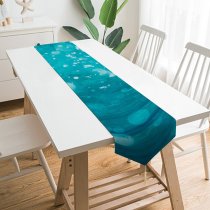 Yanfind Table Runner Domain Website Pictures Sea Abstract Rehydrate HQ Public Bewater Texture Particle Everyday Dining Wedding Party Holiday Home Decor
