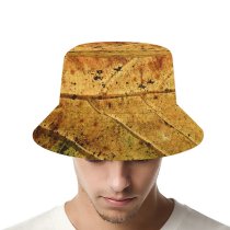 yanfind Adult Fisherman's Hat Texture Grow Death Wood Golden Autumn Growth Leaves Leave Plant Fall Die Fishing Fisherman Cap Travel Beach Sun protection