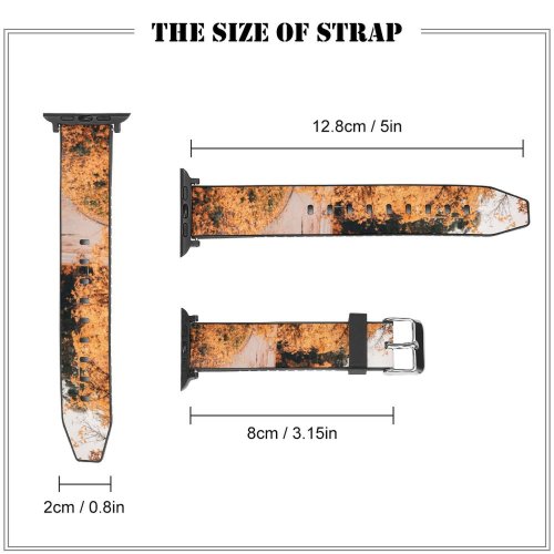 yanfind Watch Strap for Apple Watch Abies Images Conifer Free Plant Pictures Leaf Maple Tree Fir Outdoors Compatible with iWatch Series 5 4 3 2 1