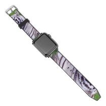 yanfind Watch Strap for Apple Watch Anthony Poynton  Grass Wild Big Cat Compatible with iWatch Series 5 4 3 2 1