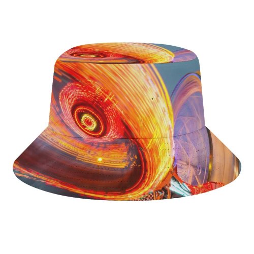 yanfind Adult Fisherman's Hat Philippe Clairo Calgary Stampede Alberta Canada Exposure Carnival Circular Outdoor Cloudy Sky Fishing Fisherman Cap Travel Beach Sun protection