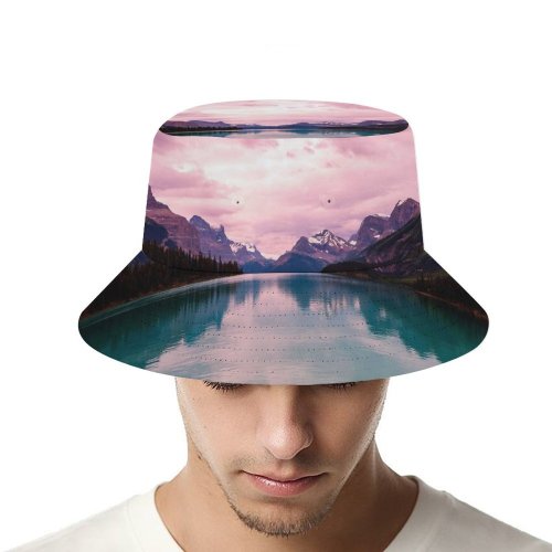 yanfind Adult Fisherman's Hat Jasper Images HQ Maligne Landscape Public Snow Wallpapers Lake Mountain Outdoors Awesome Fishing Fisherman Cap Travel Beach Sun protection