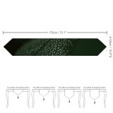Yanfind Table Runner Blur Focus Dark Samsung Bubbles Everyday Dining Wedding Party Holiday Home Decor