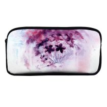 yanfind Pencil Case YHO Inverse Images Graphics Floral Petal Expressionism Wallpapers Plant Energy Tale Art Fine Zipper Pens Pouch Bag for Student Office School