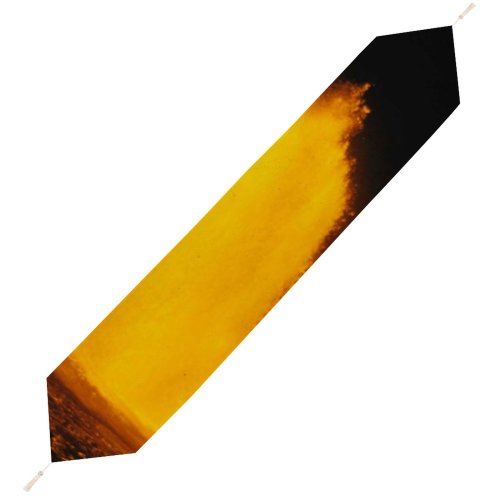 Yanfind Table Runner Eruption Geographical Abstract Mountain Fire From Free Geography Crisis Satellite Outdoors Everyday Dining Wedding Party Holiday Home Decor