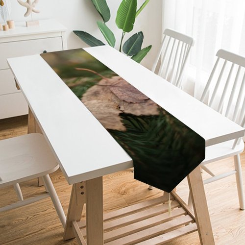 Yanfind Table Runner Abies Tree Pine Plant Fir Larch Leaf Free Spruce Yew Forest Everyday Dining Wedding Party Holiday Home Decor