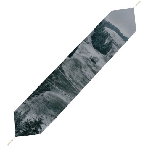 Yanfind Table Runner Abies Scenery Tree Mountain Pine Domain Plant Fir Spruce Public Outdoors Everyday Dining Wedding Party Holiday Home Decor