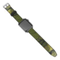 yanfind Watch Strap for Apple Watch Rural Countryside Plant Woodland Forest Jatiluwih Rice Pictures Grassland Outdoors Tree Compatible with iWatch Series 5 4 3 2 1