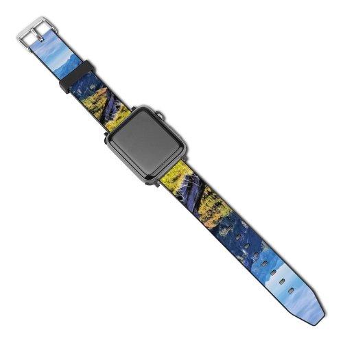 yanfind Watch Strap for Apple Watch Landscape Feistritz Peak Creative Activities Slope Leisure Pictures Outdoors  Scenery Compatible with iWatch Series 5 4 3 2 1