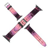 yanfind Watch Strap for Apple Watch Visar Neziri Sunset Scenery Lake Rocks Sky Compatible with iWatch Series 5 4 3 2 1
