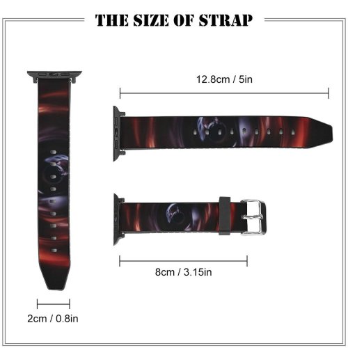 yanfind Watch Strap for Apple Watch United   Pictures  Abstract Light Free Motion Dark Space Compatible with iWatch Series 5 4 3 2 1