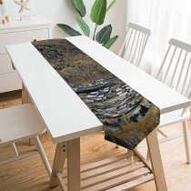 Yanfind Table Runner Abies Scenery Range Tree Mountain Domain Wilderness Plant Fir Public Everyday Dining Wedding Party Holiday Home Decor