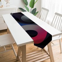 Yanfind Table Runner Abstract Air Space Dark Everyday Dining Wedding Party Holiday Home Decor