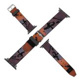 yanfind Watch Strap for Apple Watch  Pole Poles Lines Silhouette Silhouettes Sunset Sunsets Sunrise Sunrises Cloud Clouds Compatible with iWatch Series 5 4 3 2 1