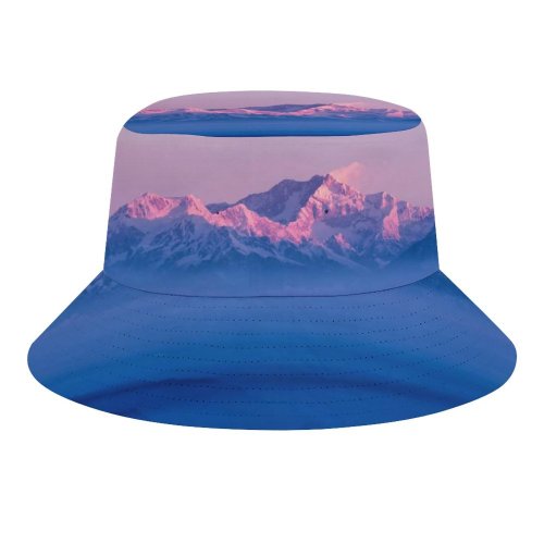 yanfind Adult Fisherman's Hat Himalayas Mountain Range Sunrise Winter Above Clouds Mountains Fishing Fisherman Cap Travel Beach Sun protection
