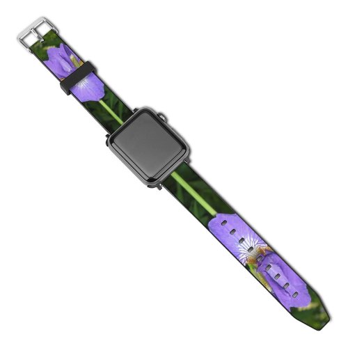 yanfind Watch Strap for Apple Watch Purple Lily Flower Garden Summer Lilie Lila Lilac Violet  Flowering Plant Compatible with iWatch Series 5 4 3 2 1