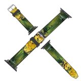 yanfind Watch Strap for Apple Watch Ujazdowski Park Warsaw Autumn Fall Natural Landscape Reflection Tree Leaf Bank Compatible with iWatch Series 5 4 3 2 1