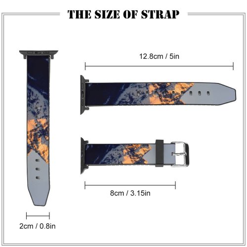 yanfind Watch Strap for Apple Watch Creative Images Range Pictures Outdoors Peak  Commons Compatible with iWatch Series 5 4 3 2 1