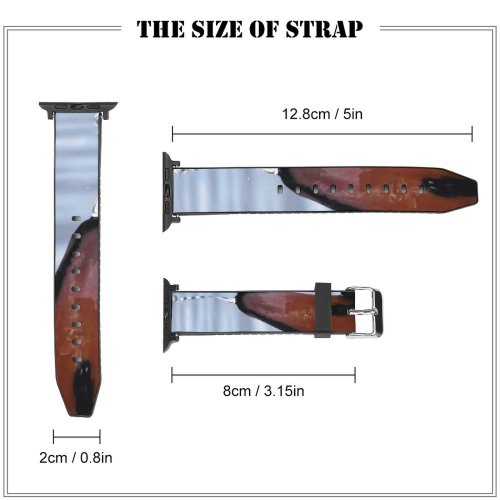 yanfind Watch Strap for Apple Watch Swans  Swim Bird Feather Queens Beak Reflection Drop Wildlife Liquid Compatible with iWatch Series 5 4 3 2 1