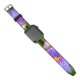 yanfind Watch Strap for Apple Watch Purple Flower Fragrant Lily Flowering Plant Petal Aquatic Sacred Lotus Family Compatible with iWatch Series 5 4 3 2 1