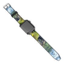 yanfind Watch Strap for Apple Watch Scenery Range Hill  Khor Waterfall Travel Alborz Outdoors Wallpapers Province Compatible with iWatch Series 5 4 3 2 1