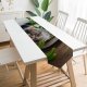 Yanfind Table Runner Plant Blurred Settlement Harmony Alone Countryside Kitty Pet Relax Timber Wooden Chill Everyday Dining Wedding Party Holiday Home Decor