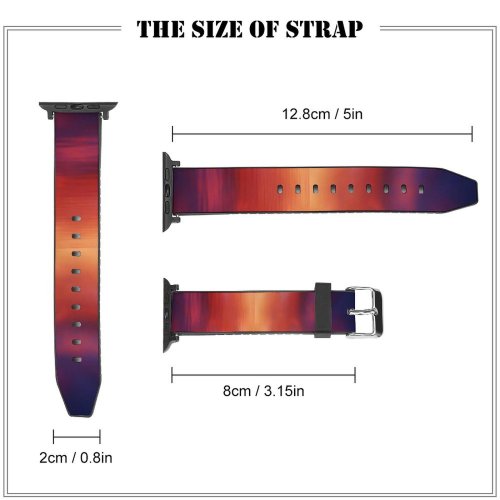 yanfind Watch Strap for Apple Watch Johannes Plenio Tree Seascape Ocean Sunrise Dawn Compatible with iWatch Series 5 4 3 2 1