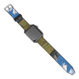 yanfind Watch Strap for Apple Watch Distance Field Hill Grass Beauty Fence Rural Plant PNG  Outdoors Compatible with iWatch Series 5 4 3 2 1
