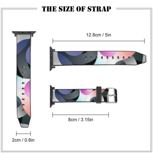 yanfind Watch Strap for Apple Watch Abstract  Silver Light Compatible with iWatch Series 5 4 3 2 1